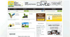 Desktop Screenshot of ekomreza.org